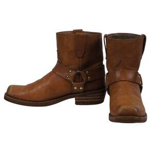 Durango Distressed Harness Biker Work Ankle Half Boots Oil Resist Soles Men 12.5